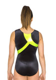 Ervy Palada Leotard (Kiwi and Black)