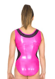 Ervy Orfea Leotard (Party Pink and Black)