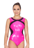 Ervy Orfea Leotard (Party Pink and Black)