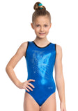 Ervy Charlene Leotard (Royal Blue and Black)