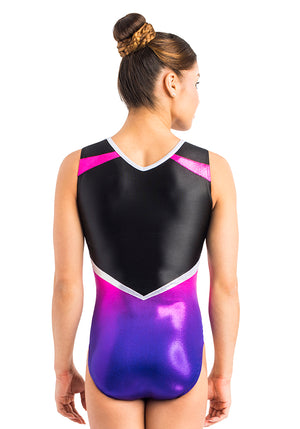 Ervy Audrey Leotard (Pink, Violet, Black and Silver)