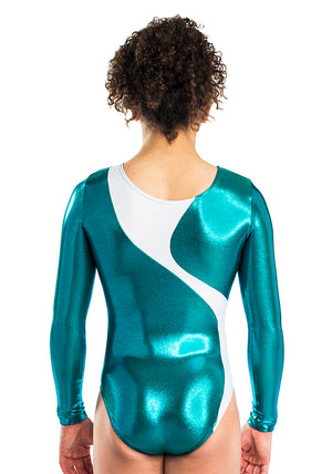 Ervy Danea Leotard (Petrol, White and Kiwi)
