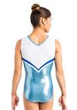 Ervy Sakura Leotard (Light Blue, Royal Blue and White)