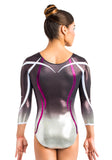 Ervy Haleona 3/4 Sleeved Leotard (Silver, Amethyst, White and Aubergine)