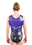 Ervy Ayanna Leotard (Lilac, Graphite, Black and Silver)