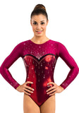 Ervy Neyla Long Sleeved Leotard (Bordeaux)