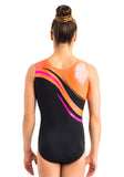 Ervy Alaria Leotard (Black, Grapefruit and Party Pink)