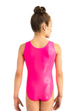 Ervy Mirka Leotard (Fluorescent Pink and Black) Back