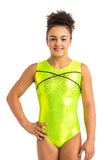 Ervy Mirka Leotard (Kiwi and Black)