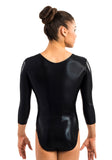 Ervy Felina 3/4 Sleeved Leotard (Black)