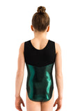 Ervy Ivena Leotard (Dark Green and Black)