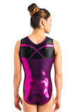 Ervy Finia Leotard (Aubergine and Black)