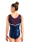 Ervy Nigue Leotard (Ink, Amethyst and White)