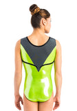 Ervy Nigue Leotard (Kiwi, Silver, Graphite and Black)