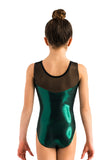 Ervy Brizo Leotard (Green and Black) Back