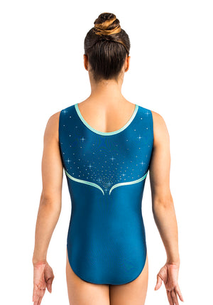 Ervy Fera Leotard (Aquamarine and Mint)