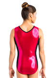 Ervy Xin Leotard (Pomegranate and Black)