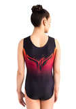 Ervy Dyla Leotard (Red, Black and Gold Dyla Print)