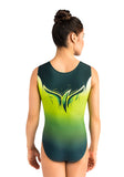 Ervy Dyla Leotard (Kiwi and Black Print)