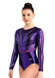 Ervy Tilly Long Sleeved Leotard (Violet)