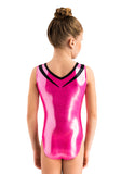 Ervy Nau Leotard (Neon Pink and Black)