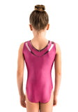 Ervy Nau Leotard (Pink and White)