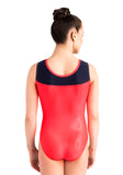 Ervy Murron Leotard (Neon Salmon and Ink)