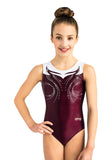 Ervy Blair Leotard (Dark Amethyst and White)