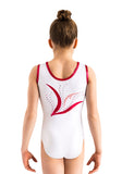 Ervy Greer Leotard (White, Pomegranate and Bubblegum Pink)