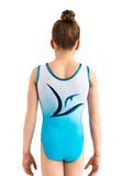 Ervy Greer Leotard (Caribbean Blue, Marine Blue, Light Blue and White Ombre)