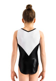 Ervy Eara Leotard (White and Black)