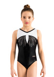 Ervy Eara Leotard (White and Black)