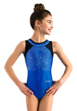 Ervy Peggy Leotard (Blue and Black)