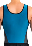 Ervy Ron Leotard (White, Blue and Graphite)