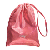 Ervy Lack Shine Handguard Bag (Lipstick Pink)