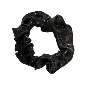 Ervy Classic Lack Shine Hair Scrunchie (Black) (4385490763842)