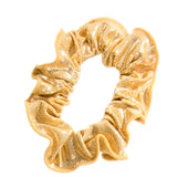 Ervy Classic Lack Shine Hair Scrunchie (Gold)