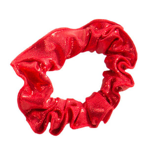 Ervy Classic Lack Shine Hair Scrunchie (Light Red)