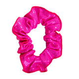 Ervy Classic Lack Shine Hair Scrunchie (Party Pink)