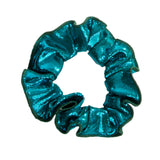 Ervy Classic Lack Shine Hair Scrunchie (Petrol)