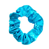 Ervy Classic Lack Shine Hair Scrunchie (Caribbean Blue)