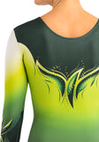 Ervy Dyla Long Sleeved Leotard (Kiwi Dyla Print)