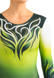 Ervy Dyla Long Sleeved Leotard (Kiwi Dyla Print)