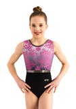 Ervy Feyra Leotard (Black and Graphite Print)