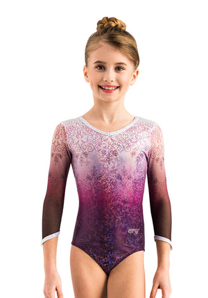 Ervy Ilka 3/4 Sleeved Leotard (Multicoloured Ilka Print)