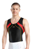 Ervy Ben Leotard (Black, Red and Gold)