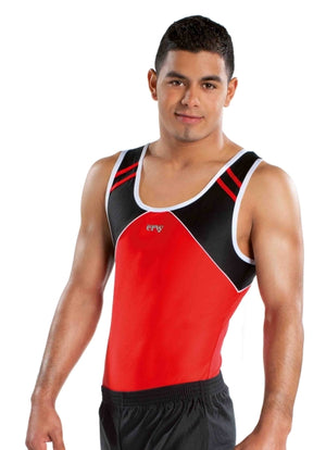 Ervy Jack Leotard (Red and Black)