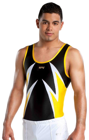 Ervy Steven Leotard (Black, White and Gold)
