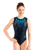 Ervy Sheila Leotard (Ink, Caribbean Blue and Marine Blue)