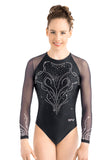 Ervy Tiffany Long Sleeved Leotard (Ink and Skin)